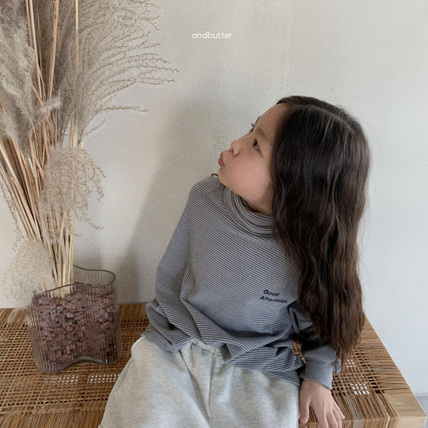 Cozy ST Turtleneck Tee Gray