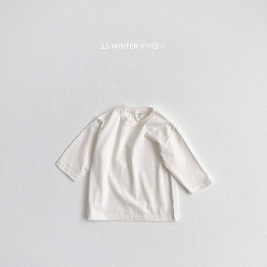 Winter Layered Tee Cream