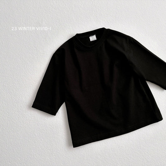 Winter Layered Tee Black